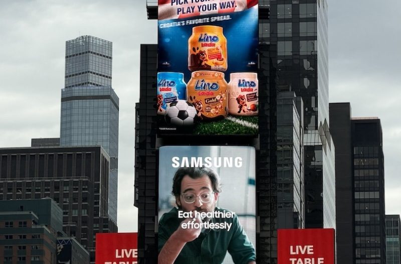 Novi Vinodolski - novi-vinodolski.info - Navijačka Lino Lada među globalnim brendovima na Times Squareu